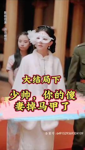 少帥，你的傻妻掉馬甲了(全集)